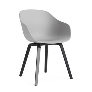 About A Chair AAC 222 Black lacquered oak|Concrete grey 2.0