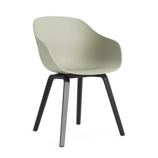About A Chair AAC 222 Black lacquered oak|Pastel green 2.0
