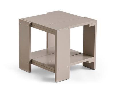 Crate Side Table London fog lacquered pine