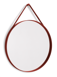 Strap Mirror No 2 ø 70 cm|Red