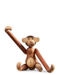 Monkey Medium (H 28 cm)|Teak/Limba