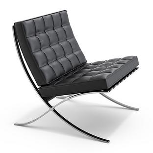 Barcelona Chair Volo|Black