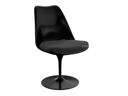 Saarinen Tulip Chair Static|Seat cushion|Black|Black (Tonus 128)