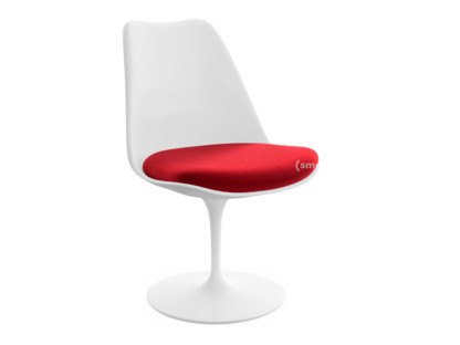 Saarinen Tulip Chair Swivel|Seat cushion|White|Bright Red (Tonus 130)