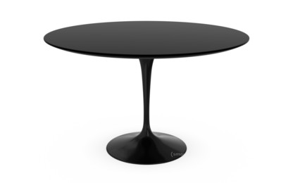 Saarinen Round Dining Table, 120 cm, Black, Laminate black, Knoll  International