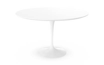 Saarinen Round Dining Table 120 cm|White|Laminate white
