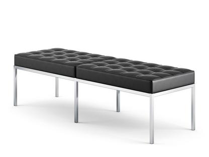 Florence Knoll Bench Three-seater|Volo|Black