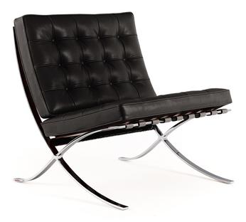 Barcelona Chair Relax Leather Venezia - black
