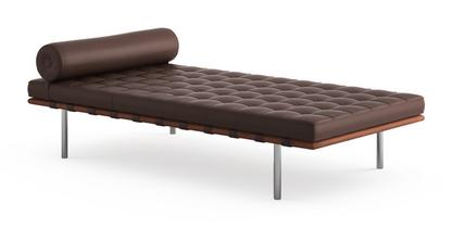 Barcelona Relax Day Bed Leather Venezia - brown