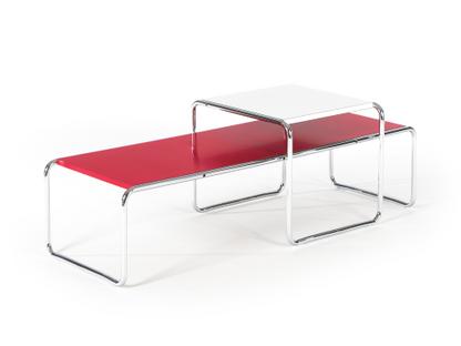 Laccio Table Set laminate white|Laminate red