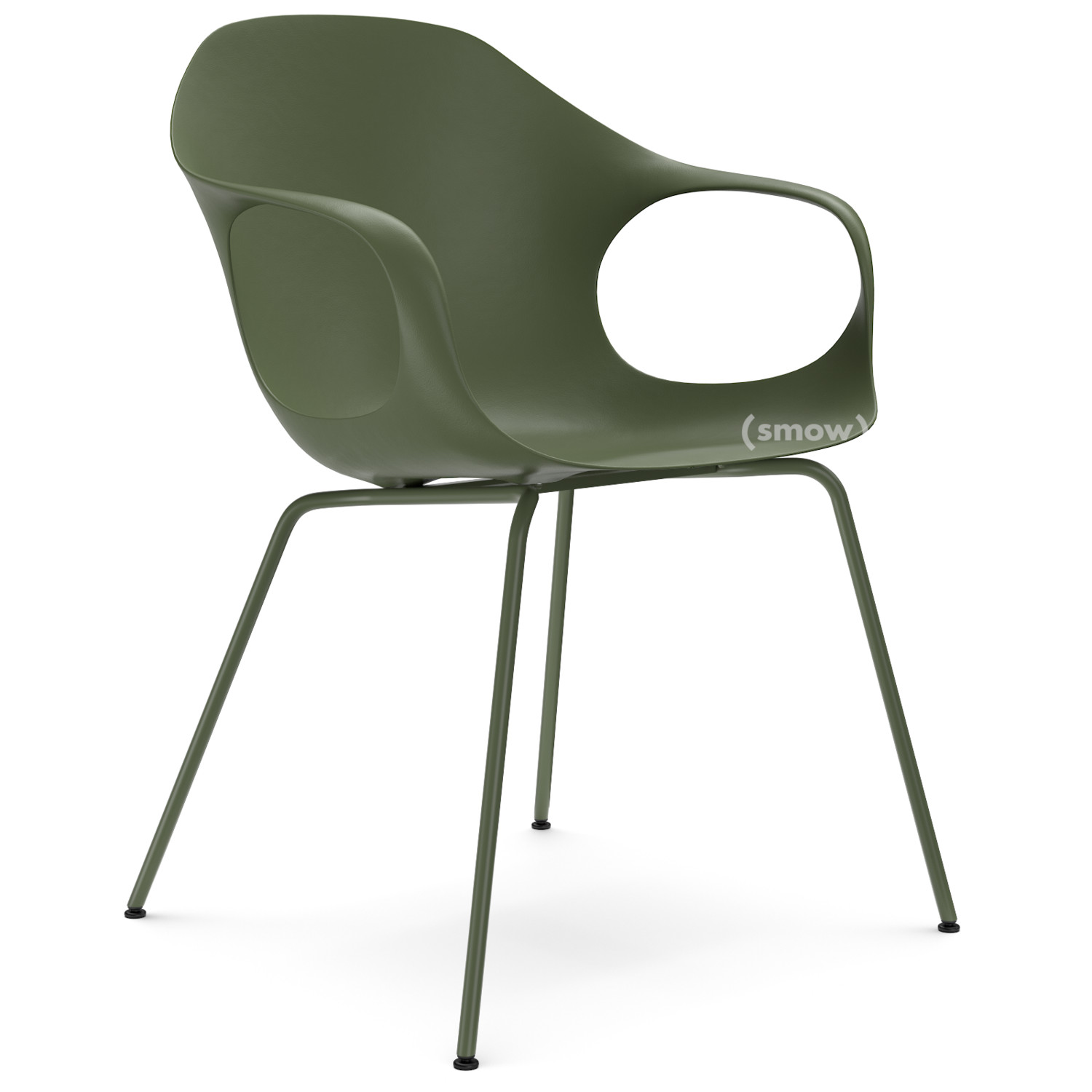 Elephant Tube, Olive green, Steel, Shell Colour | Kristalia | Chairs -  Designer furniture from smow.com