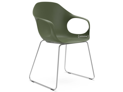 Elephant Sledge Olive green|Satin chrome steel