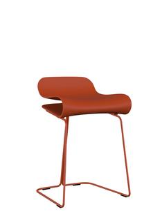 BCN Stool red coral|Steel, Shell Colour