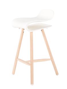 BCN Bar Stool Wood White|Beech