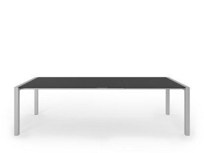 Sushi Dining Table Fenix black with black edge|L 177-271 x W 100 cm|Anodised Aluminium