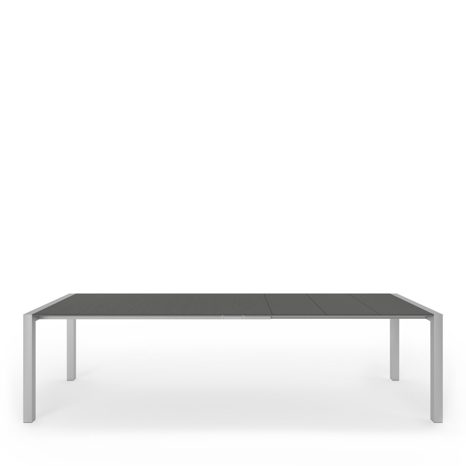 Kristalia Sushi Dining Table Laminate Anthracite L 177 2 X W 90 Cm Anodised Aluminium By Bartoli Design Designer Furniture By Smow Com