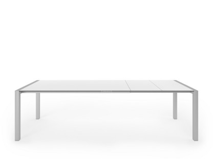 Sushi Dining Table Laminate white|L 177-271 x W 100 cm|Anodised Aluminium