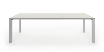 Nori dining table Laminate sand grey|L 166-260 x W 100 cm|Anodised Aluminium