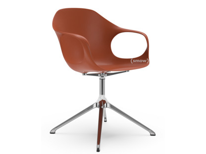 Elephant Swivel Chair Terracotta|Polished aluminium