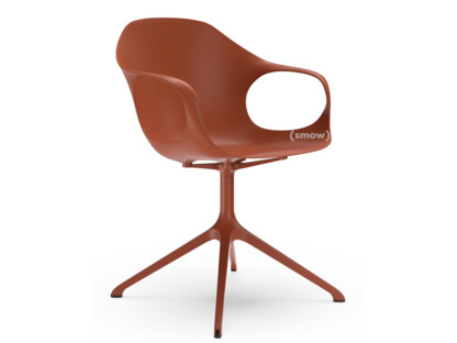 Elephant Swivel Chair Terracotta|Laquered aluminium (in the same colours as the shell)