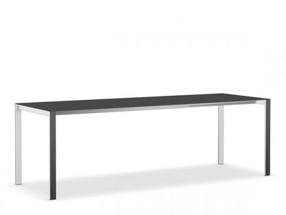 Thin-K Dining Table Black|Aluminium grey
