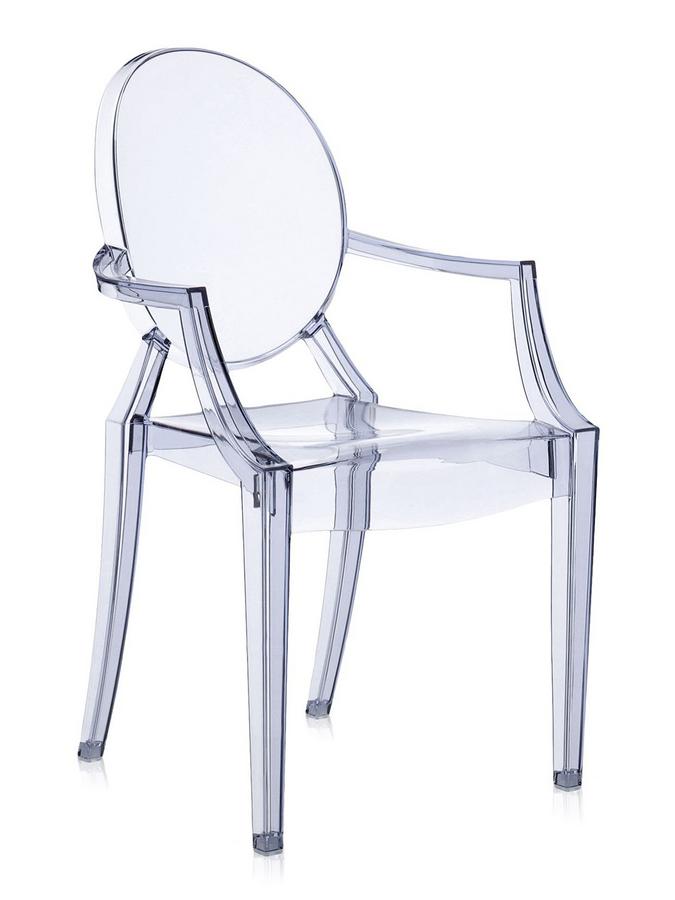 Picasso vrek Vlucht Kartell Louis Ghost, Transparent-Ice blue by Philippe Starck, 2002 -  Designer furniture by smow.com