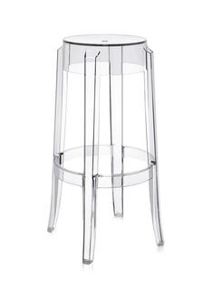 Charles Ghost Base 46 x Seat 29 x Height 75|Transparent|Clear glass