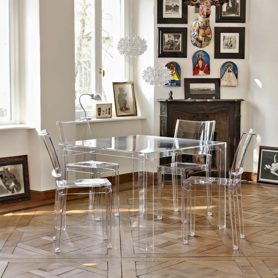【良品】Kartell クリスタルチェア LA MARIE La Marie | Kartell | Dining Room Chairs - Designer furniture