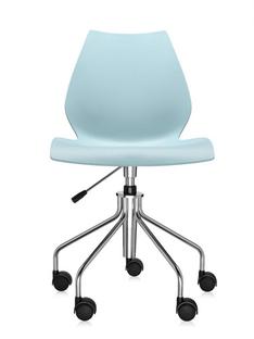 Maui Swivel Chair Without armrests|Light blue