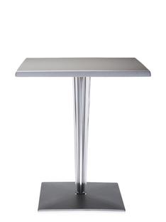 TopTop Dining Table Small Rectangular H 72 x W 60 x L 60 cm|Scratch-resistant Werzalit|Aluminium