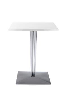 TopTop Dining Table Small Rectangular H 72 x W 60 x L 60 cm|Scratch-resistant Werzalit|White