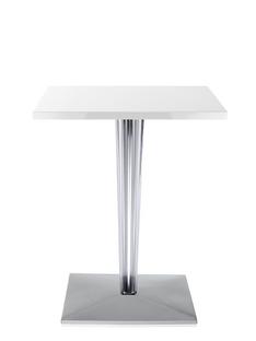 TopTop Dining Table Small Rectangular H 72 x W 60 x L 60 cm|Scratch-resistant Werzalit|White