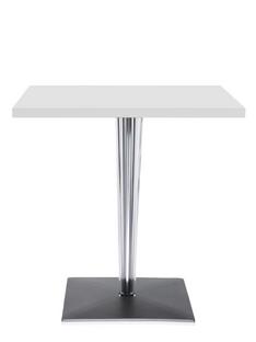 TopTop Dining Table Small Rectangular H 72 x W 70 x L 70 cm|laminate|White