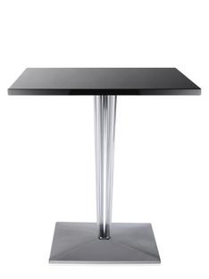 TopTop Dining Table Small Rectangular H 72 x W 70 x L 70 cm|varnished polyester|Polished black