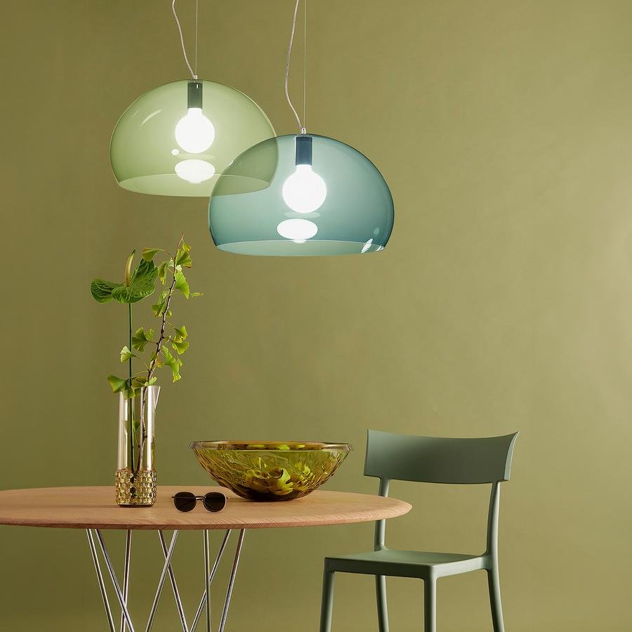 FL / Y, Transparent, Orange | Kartell | Pendant Lights