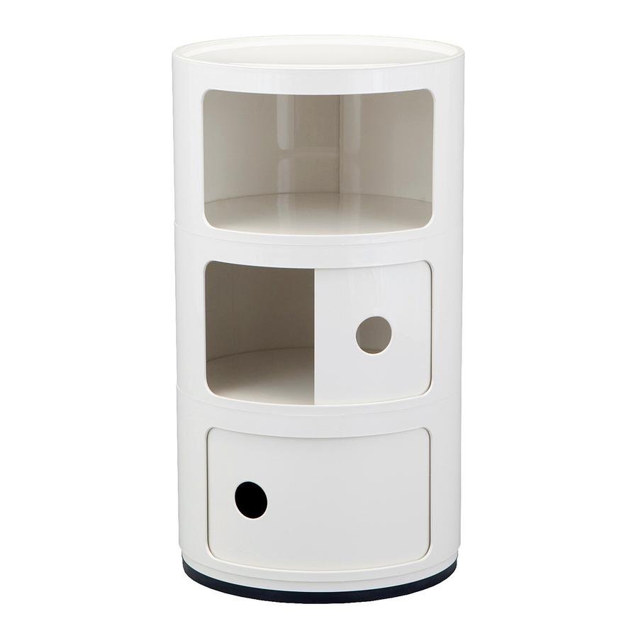 Kartell Componibili Round Compartments By Anna Castelli - ° kartell componibili round compartments by anna castelli - °