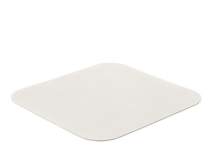 Felt Coasters for Componibili 1|Square (rounded corners), 36 x 36 cm|Wool white