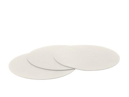 Felt Coasters for Componibili Set of 3|Round, ø 30 cm|Wool white