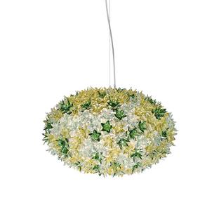 Bloom Pendant Light Medium (ø 53 cm)|Transparent/mint