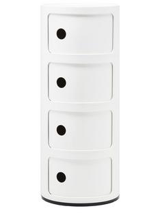Componibili Round - 4 Compartments White