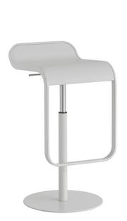 LEM Bar Stool 55-67 cm|Pearl white lacquered