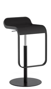 LEM Bar Stool 55-67 cm|Black lacquered