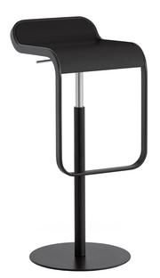 LEM Bar Stool 66-79 cm|Black lacquered