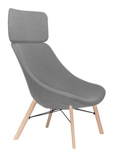 Auki Lounge Chair Hallingdal 130 - light grey|With headrest