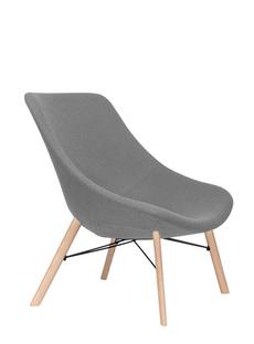 Auki Lounge Chair Hallingdal 130 - light grey|Without headrest