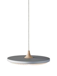 Soleil Pendant S: H 5 x Ø 35 cm|Silver Cloud|Plastic|Without dimmer