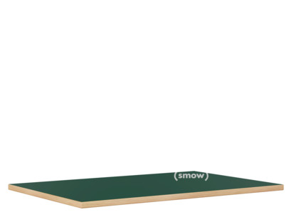 Table Top for Eiermann Table Frames Linoleum conifer green (Forbo 4174) with oak edge|120 x 80 cm