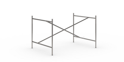 Eiermann 1 Table Frame  Clear lacquered steel|Centred|110 x 78 cm|Without extension (height 66 cm)