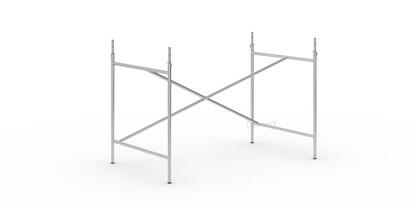 Eiermann 1 Table Frame  Silver|Offset|110 x 66 cm|With extension (height 72-85 cm)