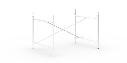 Eiermann 1 Table Frame  White|Offset|110 x 78 cm|With extension (height 72-85 cm)